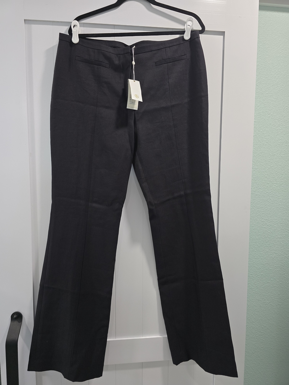 Tory Burch Black Boot-Cut Dress Pants